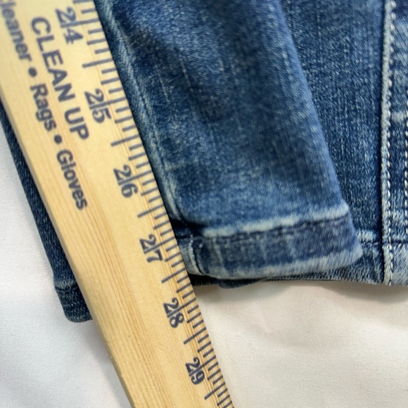 Judy Blue High Waist Tummy Control Capri Jeans Size 14W Medium Wash Cuffed - Picture 10 of 10